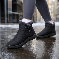 Poppy | Warme, wasserabweisende, pelzgefütterte Stiefeletten