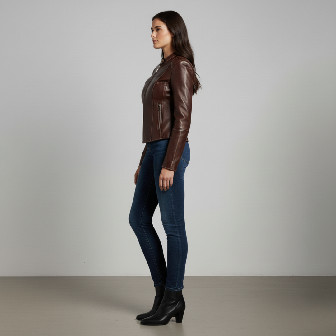 Ava | Classic Women’s Leather Jacket