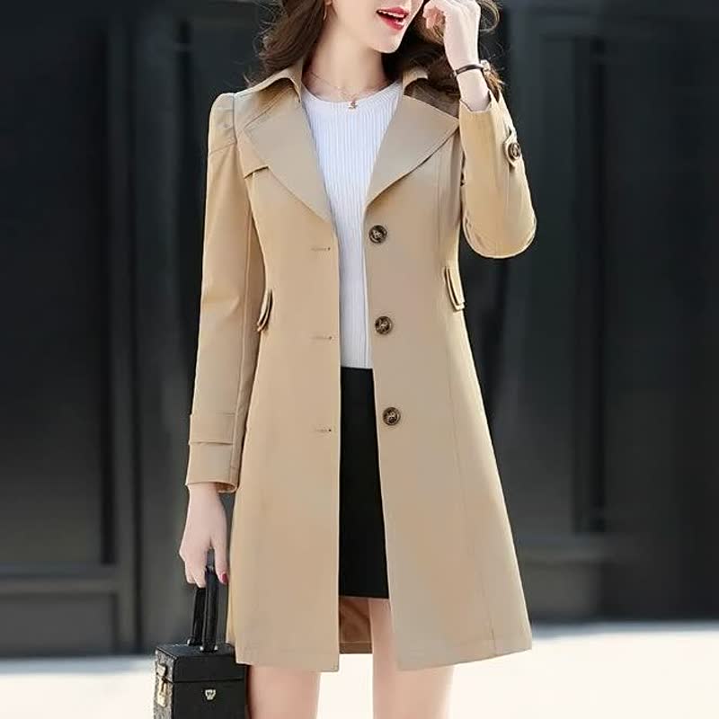 Helena | Elegant And Double-Breasted Trench Coat