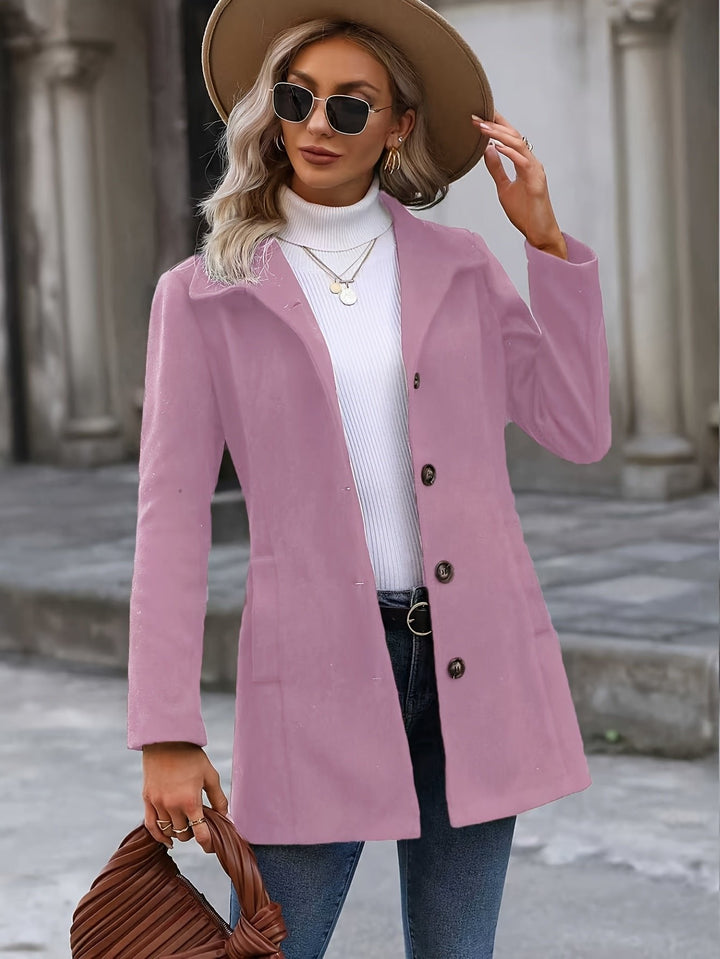 Annalise | Waist-Cinching Mid-Length Coat for Women