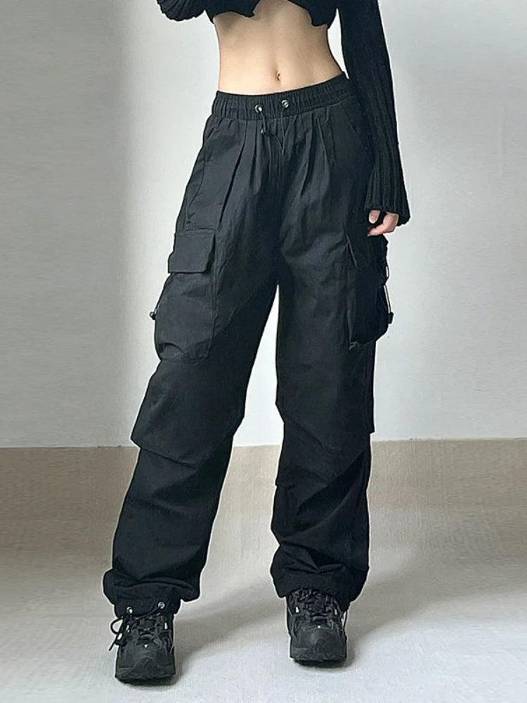 Katrin | Pantaloni cargo a gamba larga, alla moda e comodi