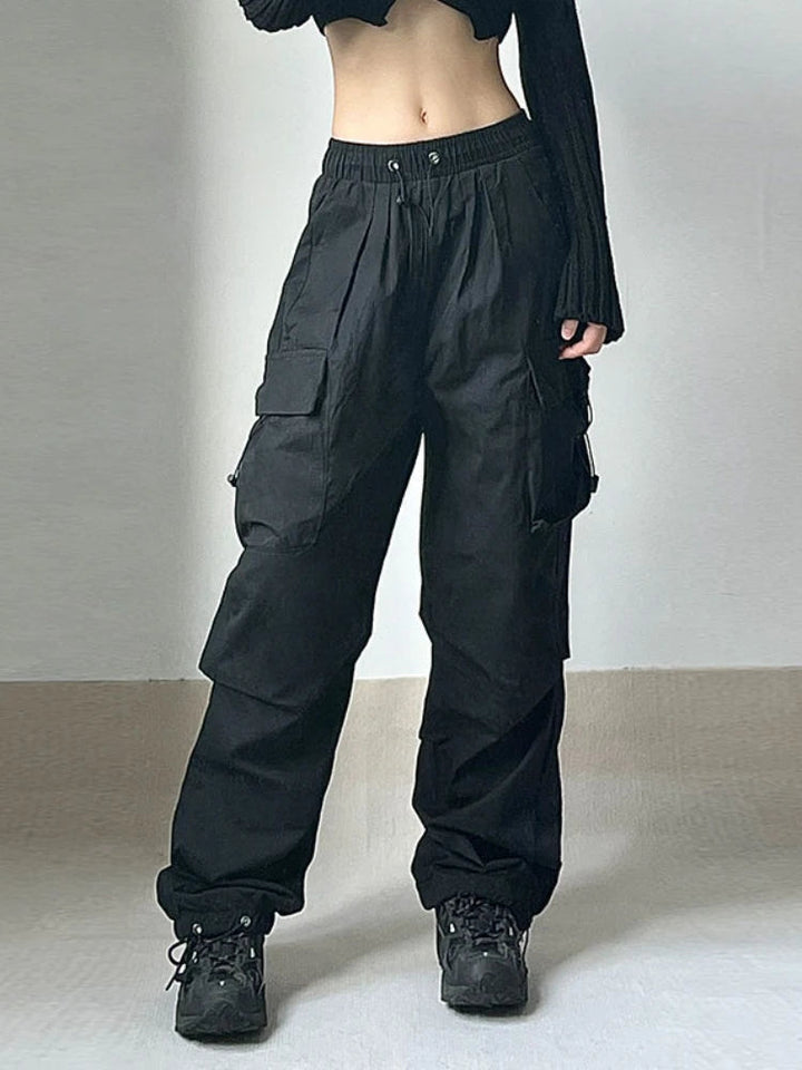 Katrin | Pantaloni cargo a gamba larga, alla moda e comodi