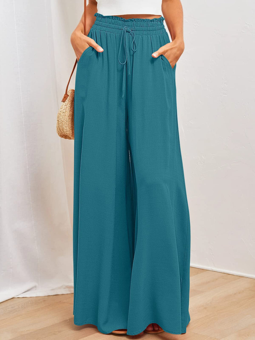 Victoria | Luftige Sommer-Palazzohose mit weitem Bein