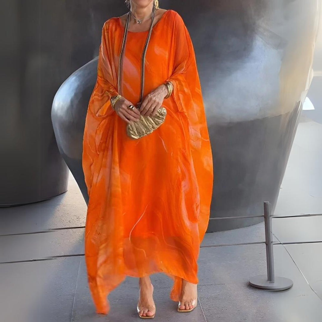 Aria | Stylish Long-Sleeved Maxi Dress