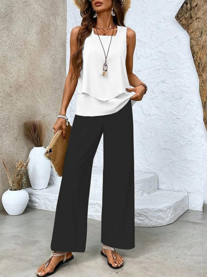 Charlotte | Elegante e raffinato completo estivo a due pezzi
