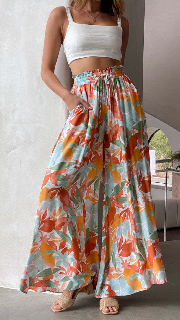 Victoria | Luftige Sommer-Palazzohose mit weitem Bein