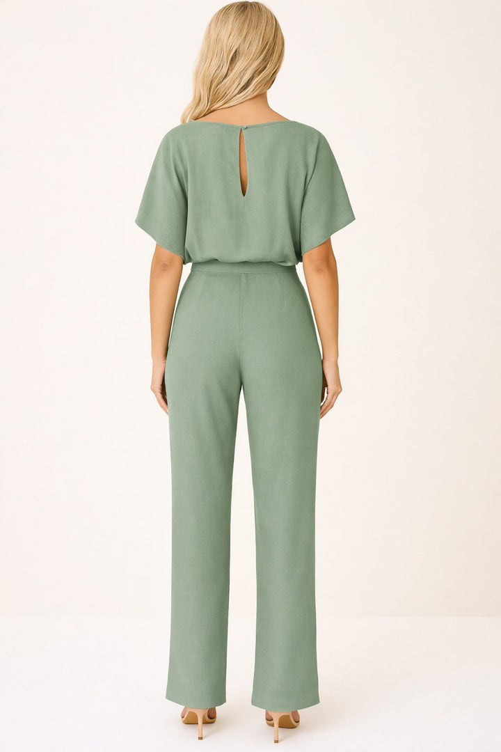 Gina | Wide-Leg Jumpsuit – Elegant Style for Women