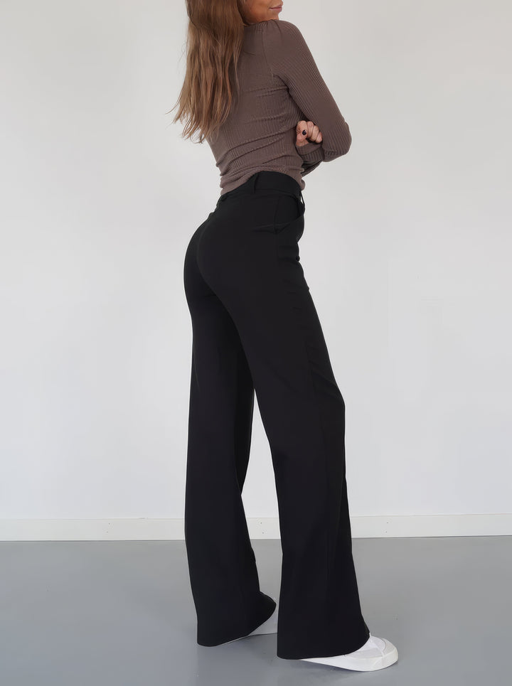 Eva | Versatile Modern Wide Leg Everyday Pants