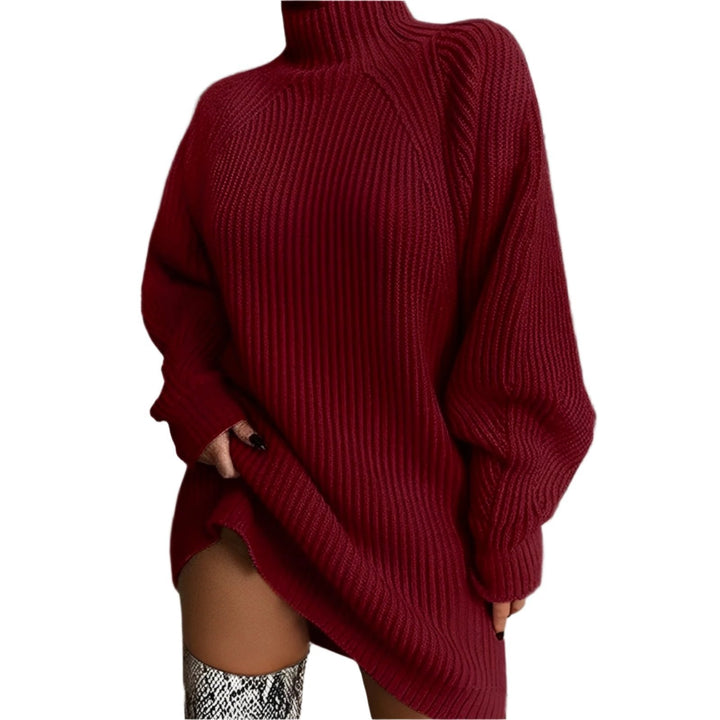 Franziska | Oversized Pullover Sweater with High Neck