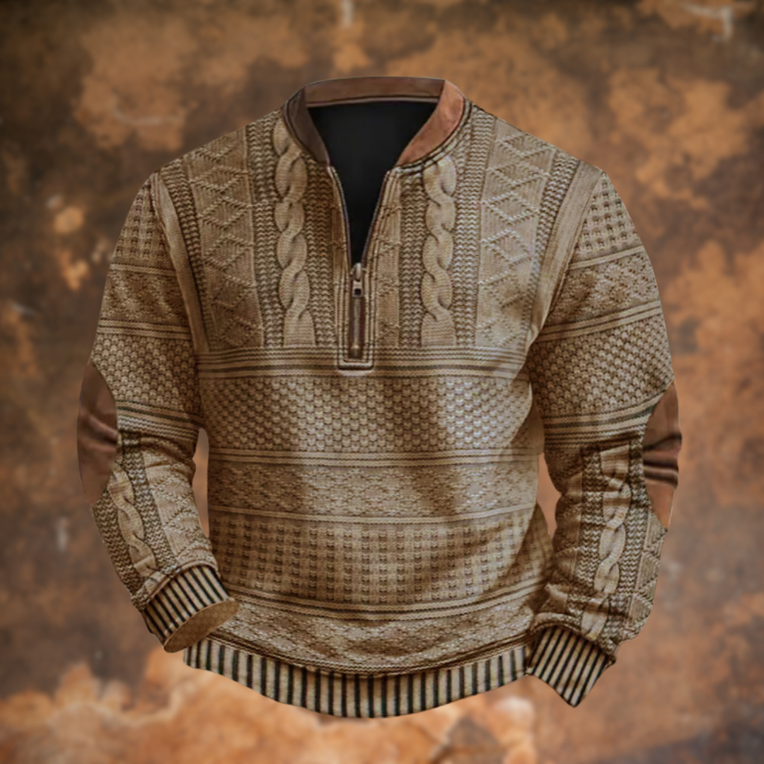Levi | Pullover – Stylish Zip-Up Sweater for Everyday Wear
