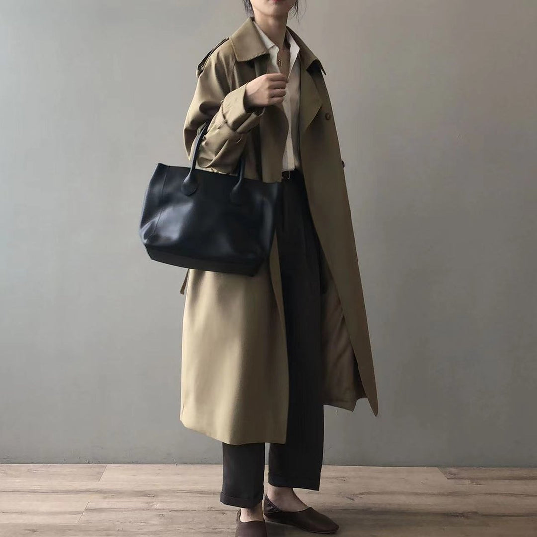 Cynthia | Elegante trench lungo idrorepellente