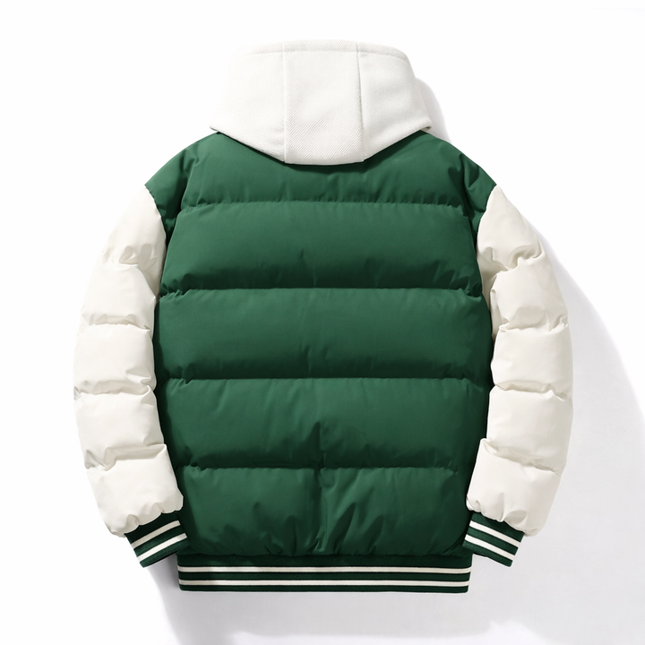 Rover | Puffer Jacket – Stijlvolle Gevoerde Jas met Kap voor Mannen