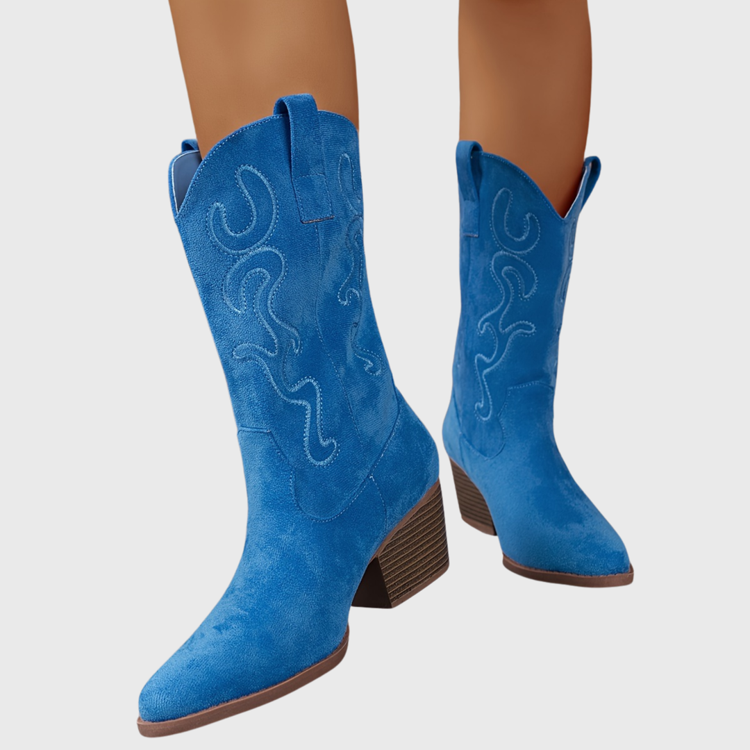Audrey | Stilvolle und bequeme Cowboystiefel für kräftige Waden