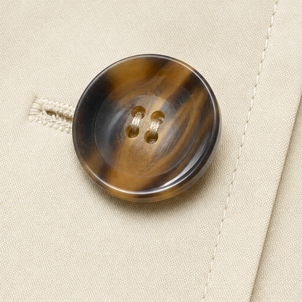 Cuff & Collar | Short Trench Coat – Stylish Plaid Cuffed Design