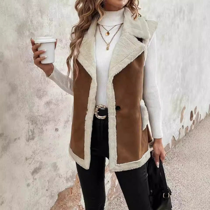 Amelia | Gilet invernale sofisticato a strati