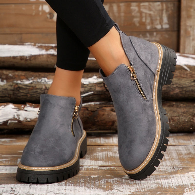Charlotte | Moderne und vielseitige Plateau-Stiefeletten