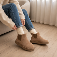 Nora | Warm And Easy Fur-Lined Slip-On Snow Boots