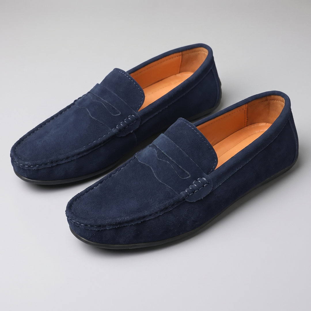 Vireo | Suede Loafers – Refined Slip-On Style for Men
