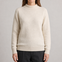 Megan | Luxuriöser Kaschmir-Strickpullover mit Stehkragen