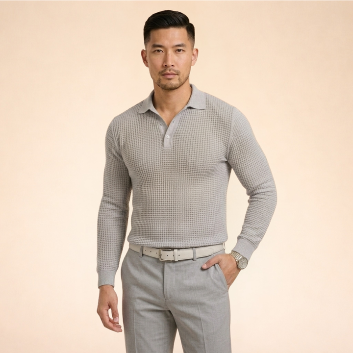 Calviro | Modern And Comfortable Polo Sweater