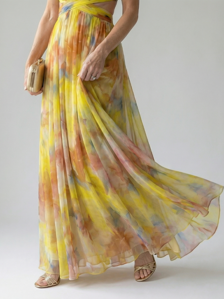 Isel | Maxi Dress – Soft Wrap Style for Women