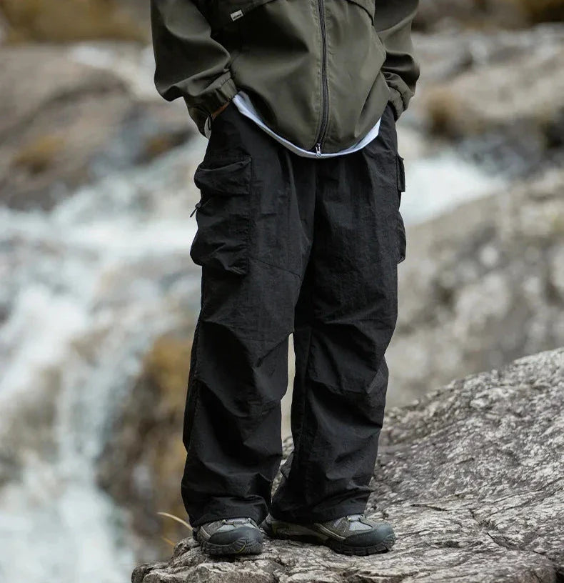 Liam | Elegante, locker geschnittene Cargo-Hose für Herren mit strukturierter Stoffoberfläche