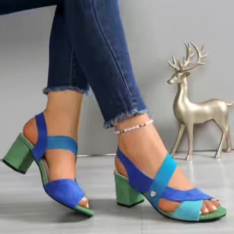 Kimberly | Orthopedic Comfort Block Heels – Elegant Supportive Style for Women