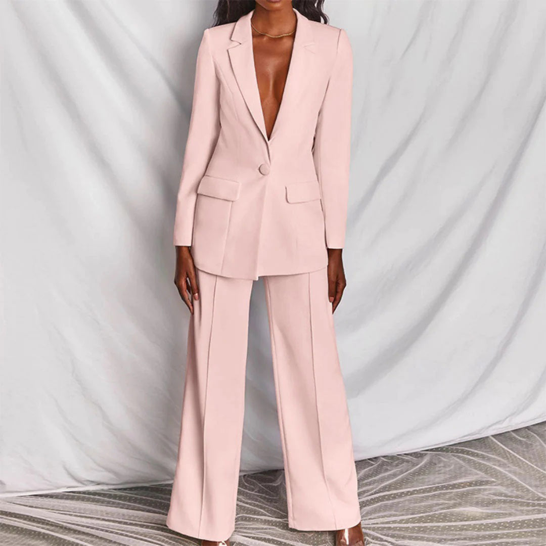 Isla | Elegantes, maßgeschneidertes Blazer- und Hosen-Set