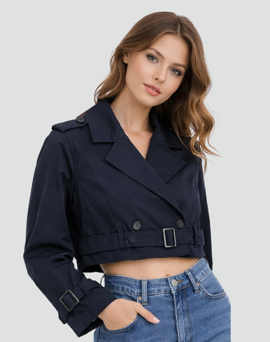 Chloe | Luxurious Short Trench Coat