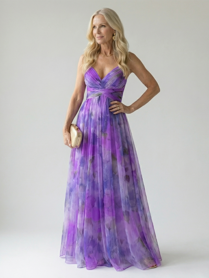 Isel | Maxi Dress – Soft Wrap Style for Women
