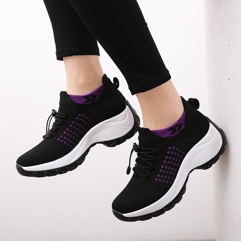 Lena | Orthopedic Sneakers – Comfortable Lace-Up Style for Women