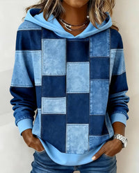 Naomi | Cozy And Artistic Patchwork Hoodie