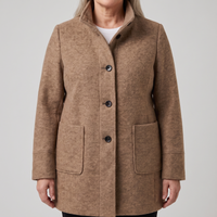 Charlotte | Refined Long Wool Trench Coat For Effortless Elegance