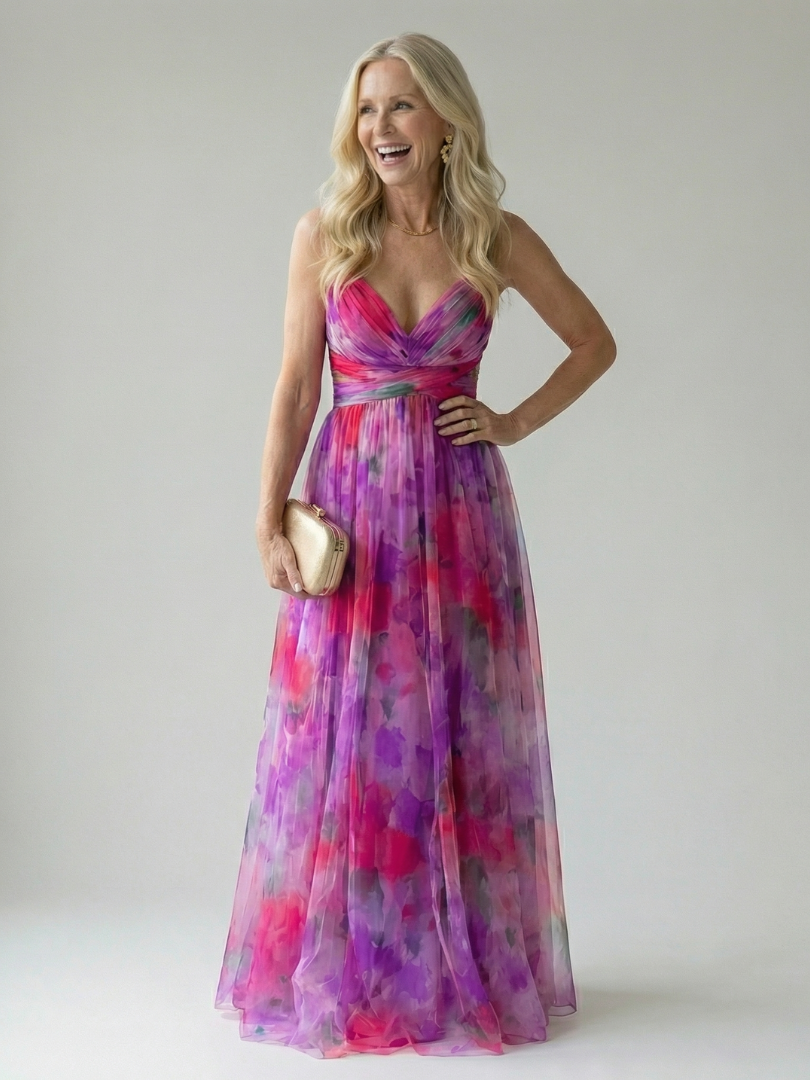 Isel | Maxi Dress – Soft Wrap Style for Women