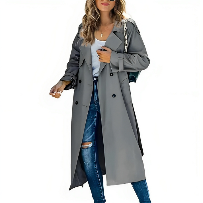 Sienna | Chic And Relaxed Double-Breasted Trench Coat