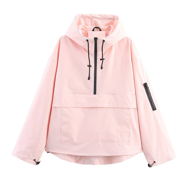 Elysia | Hooded Anorak Jacket – Wind-Resistant & Water-Repellent for Women