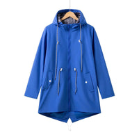 Beatrice | Practical Hooded Waterproof Trench Coat
