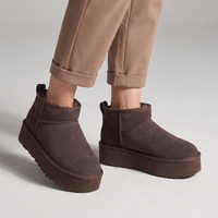 Delphine | Warme, klassische, pelzgefütterte Stiefeletten
