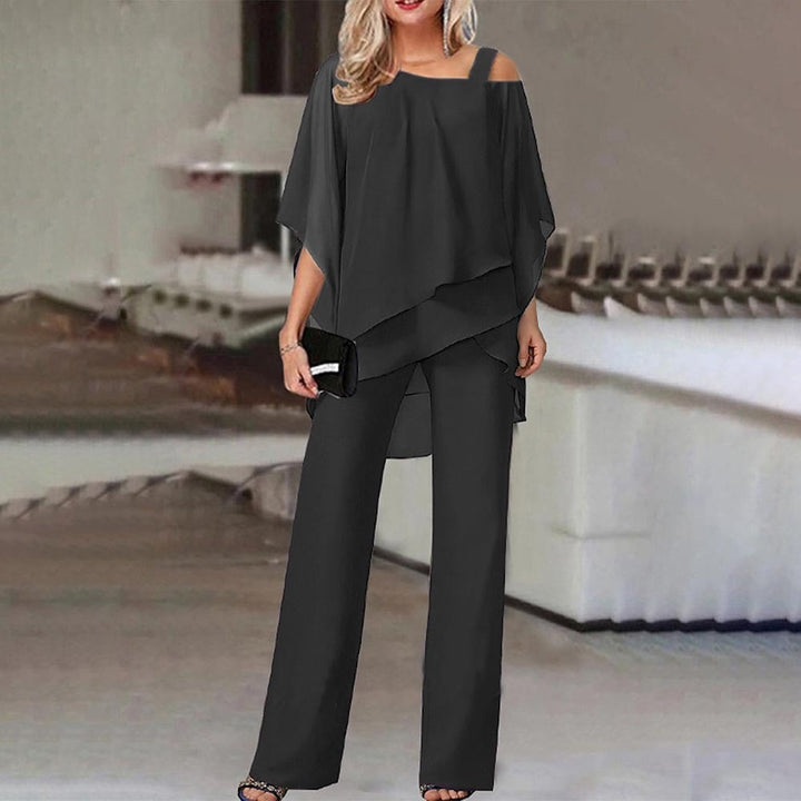 Sophia | Elegantes und schickes zweiteiliges Set mit Cut-outs an den Schultern