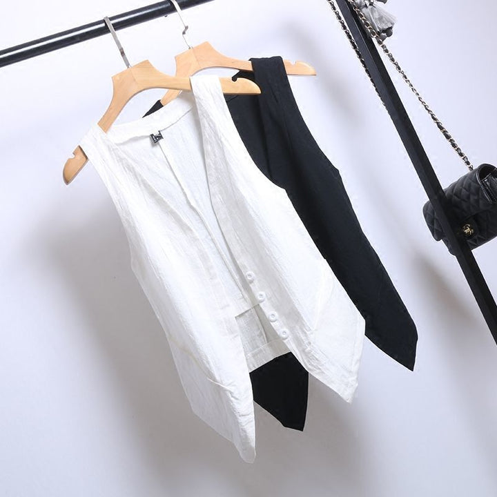 Charlotte | Elegante und atmungsaktive Leinenweste