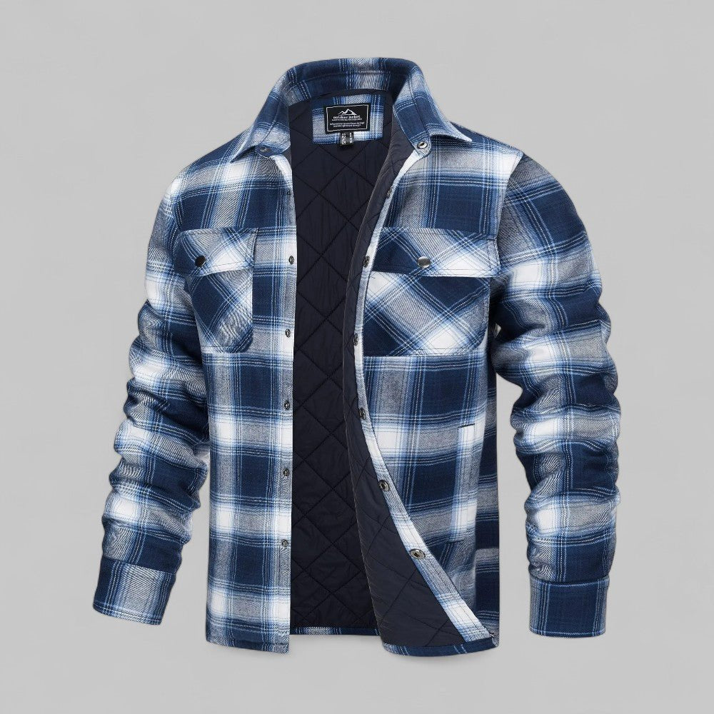 Tobias | Flannel Shirt Jacket – Comfortable Plaid Style