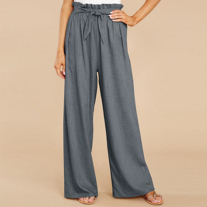 Amelia | Elegant High-Waisted Wide Leg Pants
