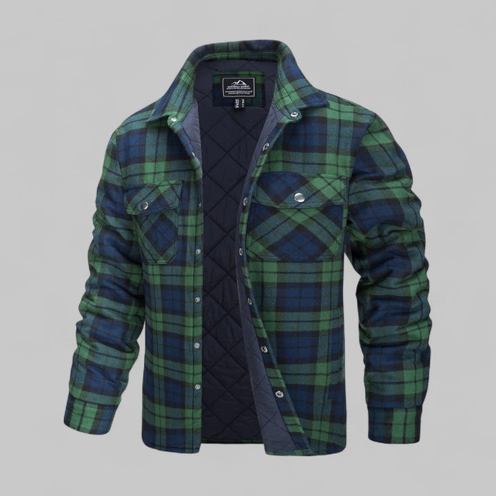 Tobias | Flannel Shirt Jacket – Comfortable Plaid Style