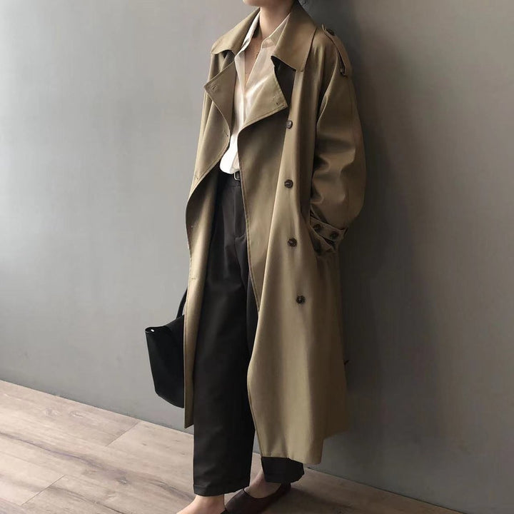 Cynthia | Elegante trench lungo idrorepellente
