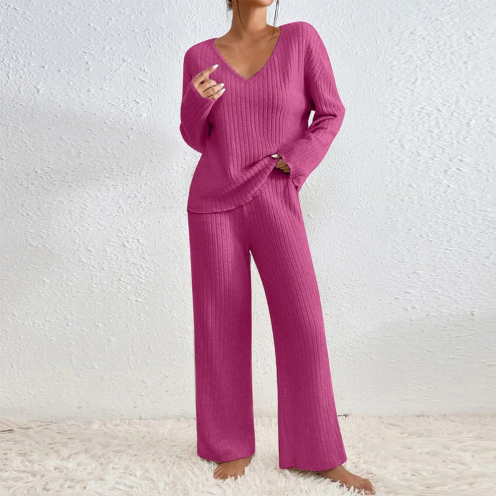 Nora | Elegante e confortevole completo in maglia a due pezzi