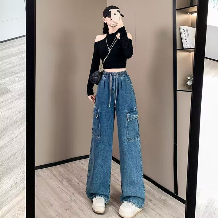 Mandy | Stilvolle Denim-Cargohose für mühelosen Alltagskomfort