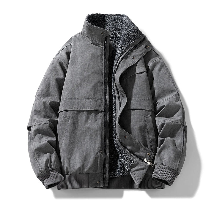 Velora | Fleece Lined Puffer Jacket – Elegante Winterstijl voor Mannen