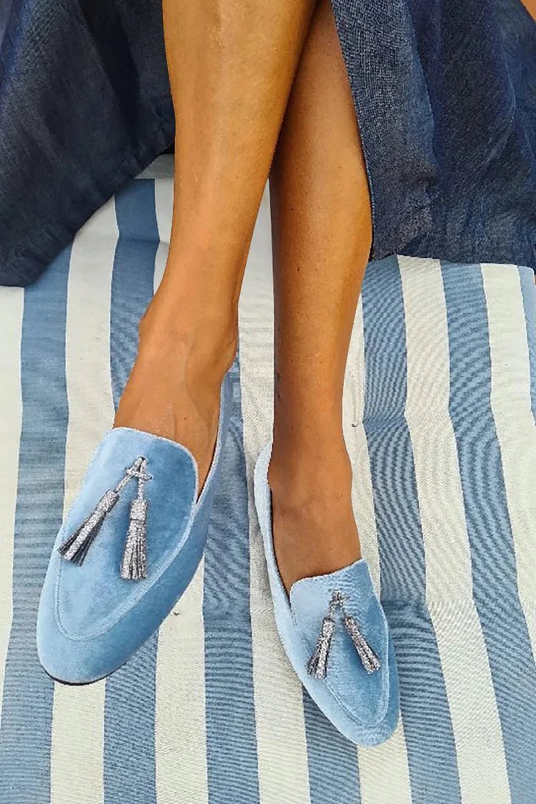 Ethel | Loafers – Elegant Silver Design for Women