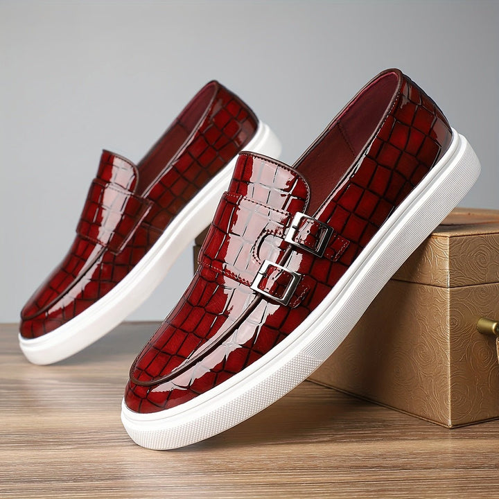 Xavier | Textured Loafers – Stylish Slip-On Design for Men