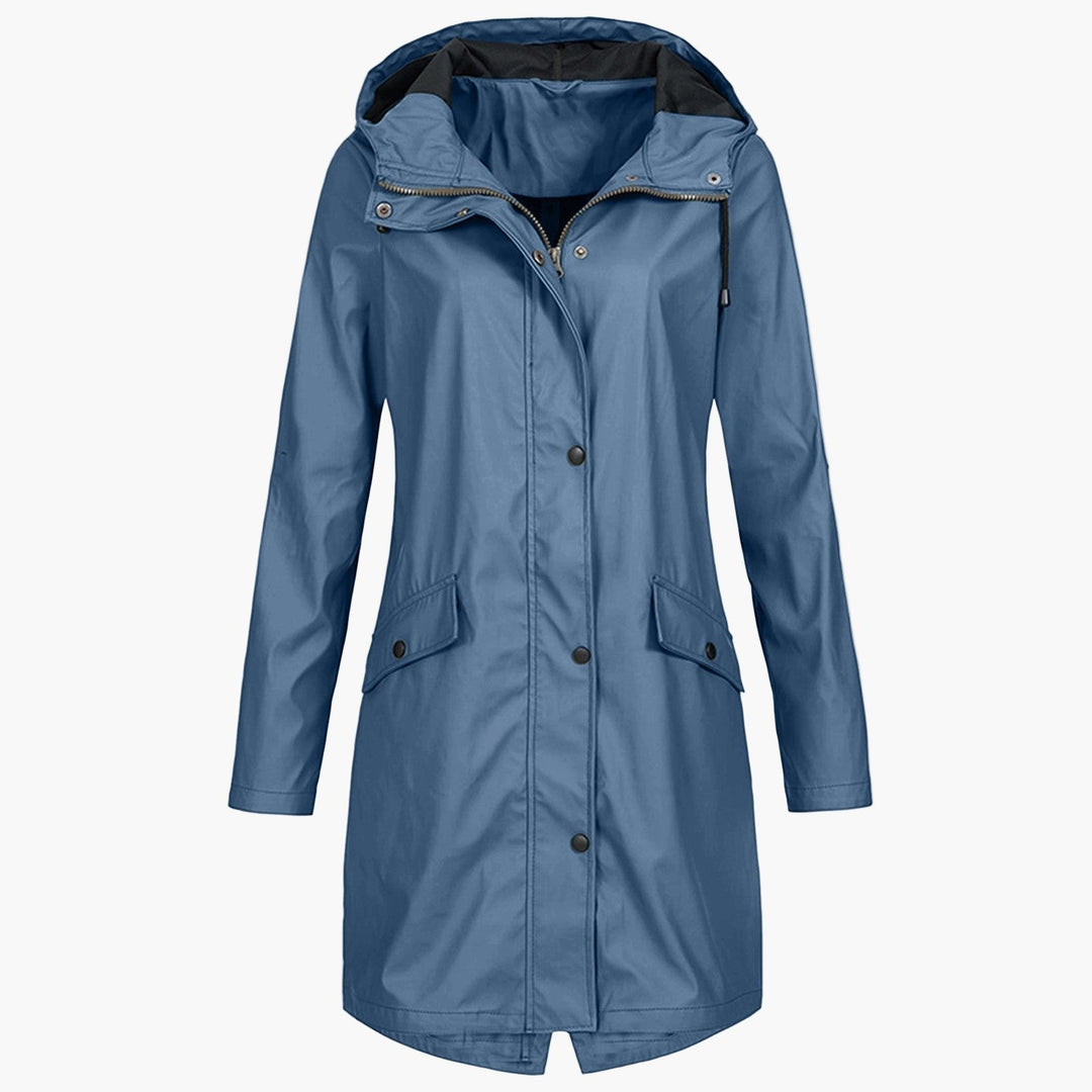 Bettina | Waterproof Long Hooded Coat for Women